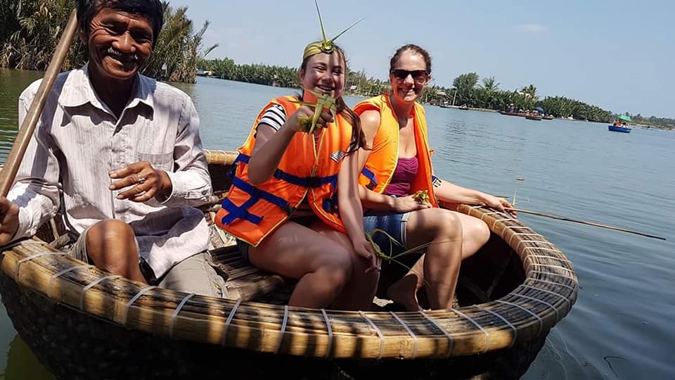 Hoi An Countryside Tour with Farming, Bamboo Basket Boat Rowing, Buffalo ride